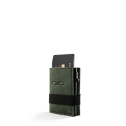 NIID Slide II Vegan Leather Mini Wallet Dark Green - NIID